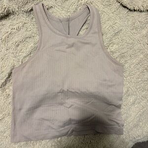 Lululemon Ebb to Street Cropped Racerback Tank Top Size 4